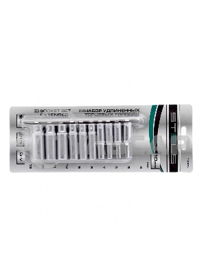 Набор удлиненных торцевых головок 1/4