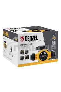 Циркуляционный насос CP32-8, напор 8 м, 160 л/мин, 1 м кабель, монт. длина 180 мм Denzel