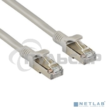 Патч-корд ExeGate FTP-RJ45-RJ45-C5e-CU-2M-GY, FTP, cat.5e, 2м, медь, серый