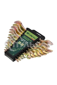 Набор ключей рожковых 6-32 мм, 12 шт, желтый цинк Сибртех