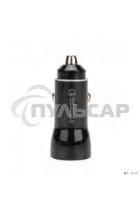 Автозарядка в прикуриватель Rexant АЗУ USB-A (QC 3.0)+USB-C (PD), 38Вт черный