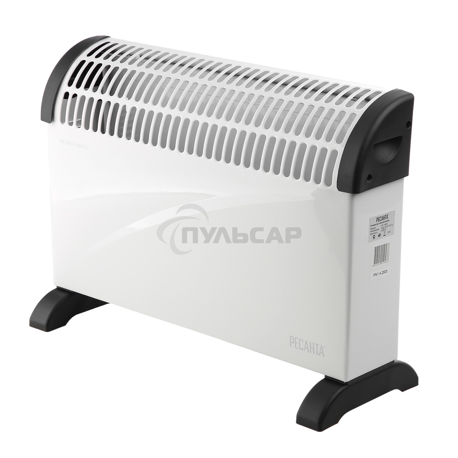 Конвектор Ресанта ОК-1000С белый, 1000 Вт, 15 м2, термостат