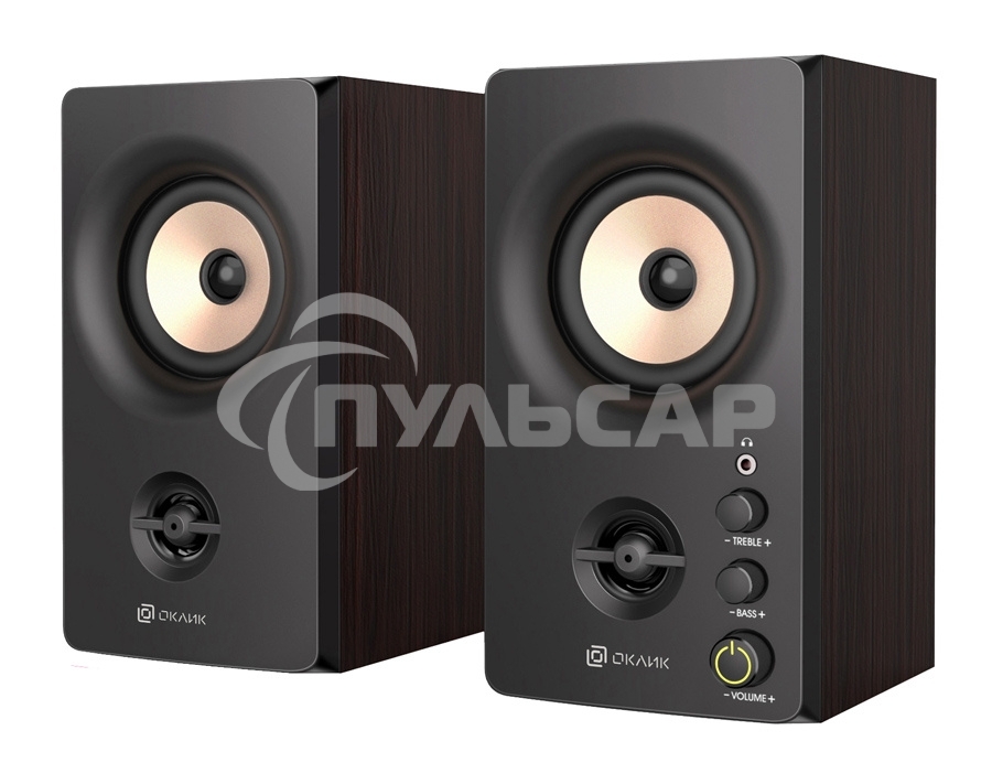Акустическая система Oklick OK-164 2.0 черный 30Вт