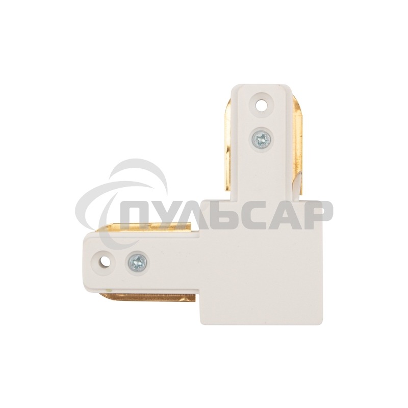 Коннектор для однофазного шинопровода L-образный Rexant белый