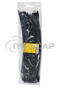 Хомут кабельный 4.8х300 нейл. черный (уп.100шт) ИЭК UHH32-D048-300-100