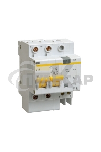 Выключатель автоматический Iek MAD10-2-016-C-010 АД12 2Р 16А10мА ИЭК