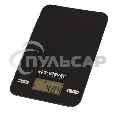 Весы кухонные электронные Endever Skyline KS-527, вес от 2 г до 5 кг. Закаленное стекло повышенной прочности, LCD-дисплей, авто откл.