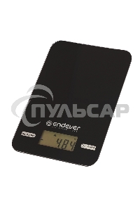 Весы кухонные электронные Endever Skyline KS-527, вес от 2 г до 5 кг. Закаленное стекло повышенной прочности, LCD-дисплей, авто откл.