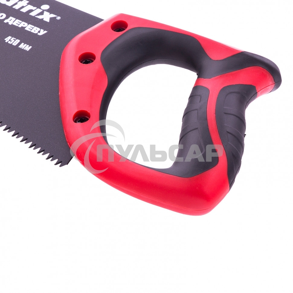 Ножовка по дереву Matrix, 450 мм,7-8 TPI,зуб-3D,каленый зуб,тефл.покр.полотна,2-х комп.рук-ка