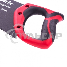 Ножовка по дереву Matrix, 450 мм,7-8 TPI,зуб-3D,каленый зуб,тефл.покр.полотна,2-х комп.рук-ка