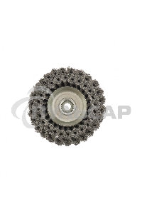 Щетка Matrix для УШМ, 125 мм, М14, Чашка, двухрядная, крученая проволока 0,35 мм