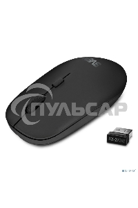 Мышь беспроводная SVEN RX-222W черный, 1800 dpi, радиоканал, Bluetooth, USB, кнопки - 4
