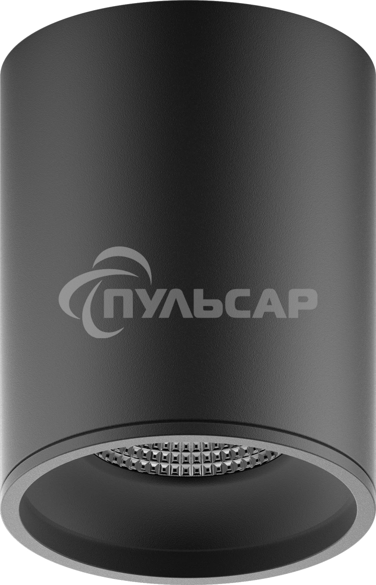 Светильник светодиодный накладной Gauss HD007 12W черный 4100K 79x100мм