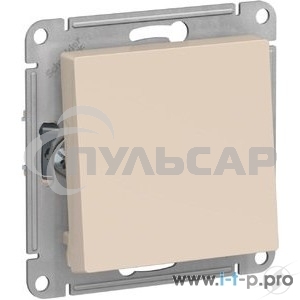 Механизм переключателя 1-кл. ATLAS DESIGN (сх.6) 10АХ беж. SchE ATN000261