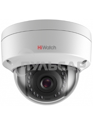 Видеокамера IP Hikvision HiWatch DS-I252 4-4мм цветная корп.:белый
