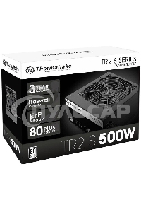 Блок питания Thermaltake TR2 S (PS-TRS-0500NPCWEU-2), 500Вт, 80 PLUS, 120мм, черный