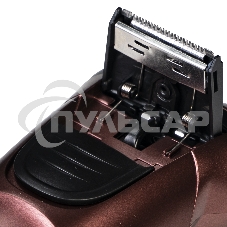 Электробритва Galaxy Line GL 4209, бронзовый, аккумуляторная, 5 Вт, Li-Ion аккумулятор емкостью 600 мА*ч, вр. непр. работы до 1,5 ч, ножи из нержавеющей стали, 3 независимые плавающие головки, возможность промывки бреющего блока, индикатор заряда и работы