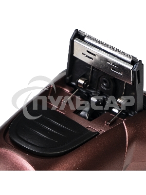 Электробритва Galaxy Line GL 4209, бронзовый, аккумуляторная, 5 Вт, Li-Ion аккумулятор емкостью 600 мА*ч, вр. непр. работы до 1,5 ч, ножи из нержавеющей стали, 3 независимые плавающие головки, возможность промывки бреющего блока, индикатор заряда и работы