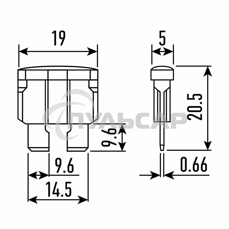 Предохранитель автомобильный 