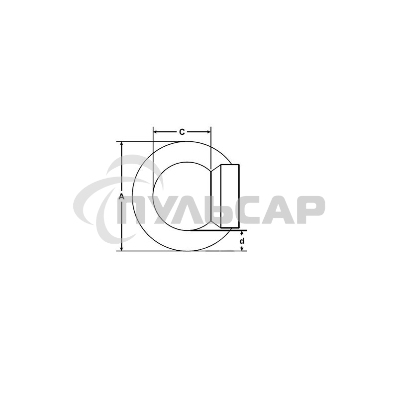 Рым-гайка DIN 582 М10