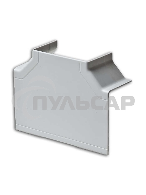 Тройник накладной 90град. 100х60/40 бел. Рувинил ТРН-100х60