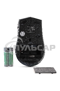 Мышь беспроводная Crown CMM-934W красный/черный, 1200 dpi, радиоканал, USB, кнопки - 4