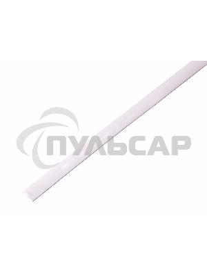 Трубка термоусаживаемая ТУТ 5,0/2,5мм, белая, упаковка 50 шт. по 1м, PROconnect