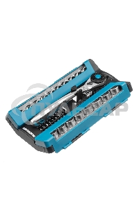 Набор торцевых головок, трещотка 120 зубьев, 36 предметов GROSS 14145