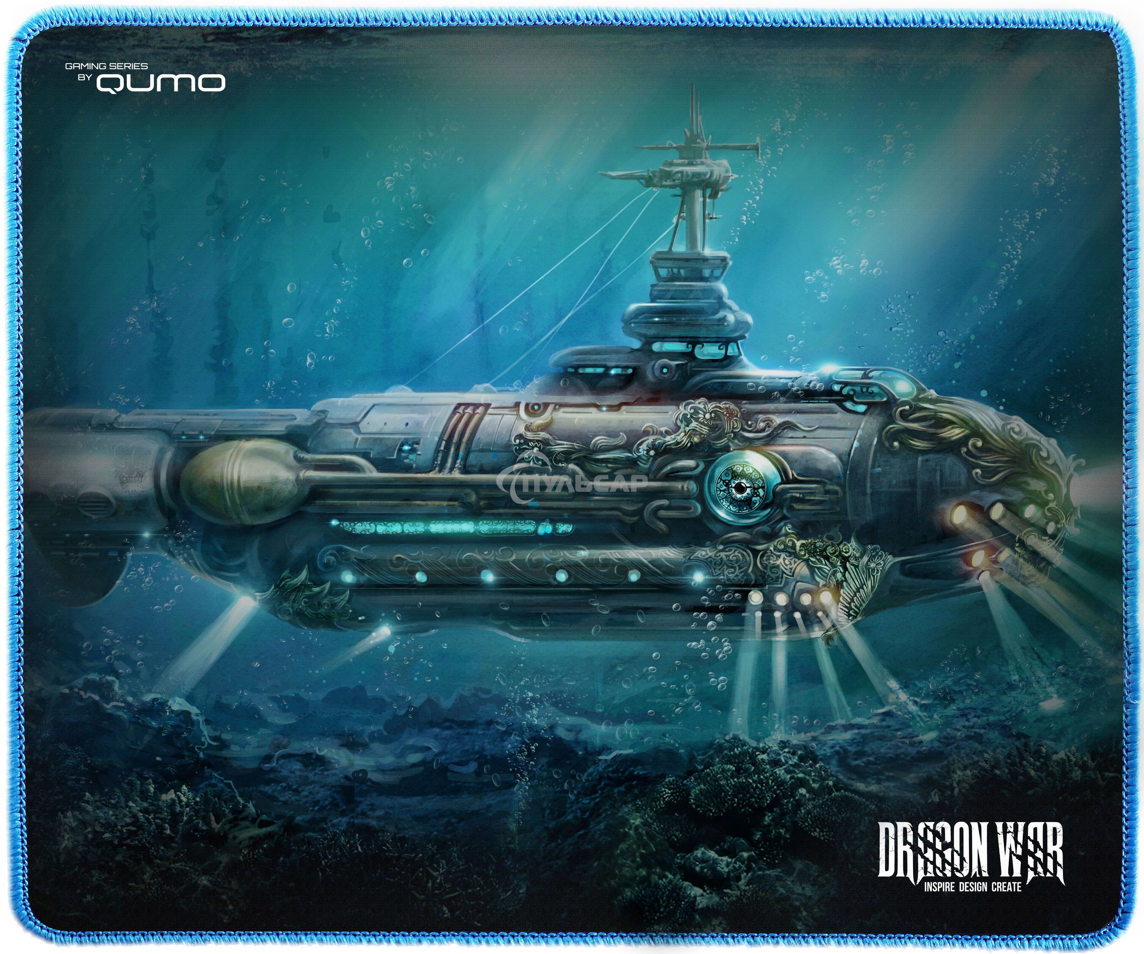 Коврик Qumo Nautilus для мыши, 280*230*3 мм