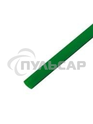Трубка термоусадочная 3.0/1.5 1м зел. Rexant 20-3003
