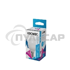 Лампа светодиодная LED BASIC GL45 7.5Вт 220В E14 4500К Космос LkecLED7.5wGL45E1445