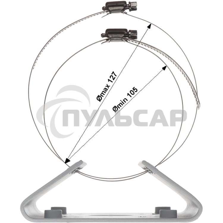 Кронштейн для крепления на столб видеокамер серий HFWxxS, HFWxxR-Z/VF,SD60/6AE/6AL, SD59/50/40, SD6C, SD42, SD29 Кронштейн для крепления на столб видеокамер серий HFWxxS, HFWxxR-Z/VF,SD60/6AE/6AL, SD59/50/40, SD6C, SD42, SD29