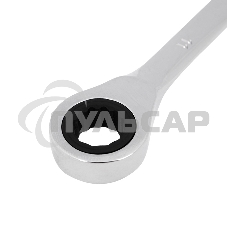 Ключ комбинированный трещоточный Rexant 11 мм, CrV, зеркальный хром