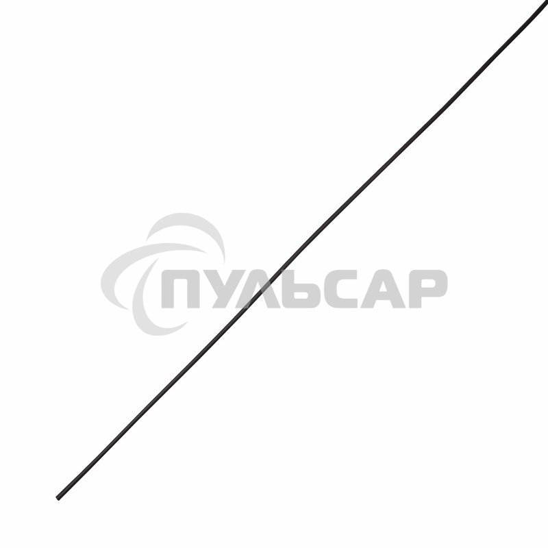 Термоусаживаемая трубка клеевая Rexant 4,8/1,6 мм, черная, упаковка 10 шт. по 1 м