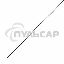 Термоусаживаемая трубка клеевая Rexant 4,8/1,6 мм, черная, упаковка 10 шт. по 1 м