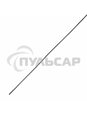 Термоусаживаемая трубка клеевая Rexant 4,8/1,6 мм, черная, упаковка 10 шт. по 1 м