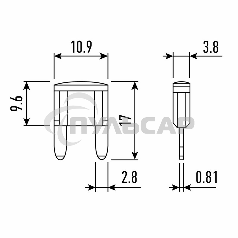 Предохранитель автомобильный 