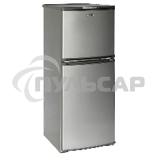 Холодильник Бирюса Б-M153 металлик двухкамерный 160/70л морозилка сверху