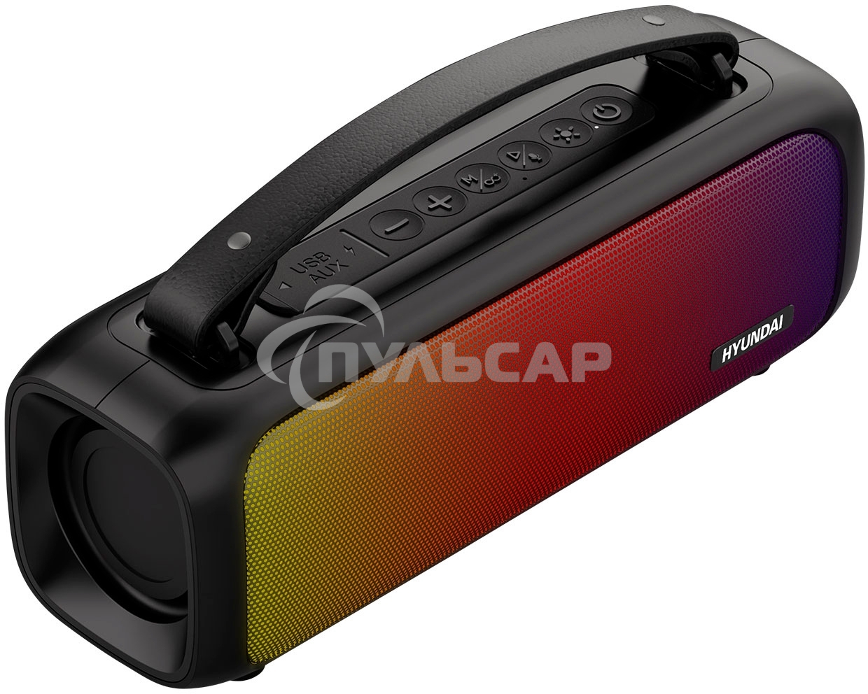 Портативная колонка Hyundai H-PS1020 черный 16W 2.0 BT 10м 1500mAh