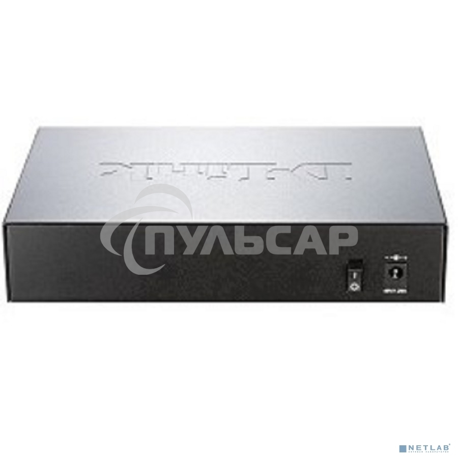 Коммутатор Unmanaged Switch with 8 10/100/1000Base-T ports (4 PoE ports 802.3af/802.3at (30 W), PoE Budget 68).8K Mac address, Auto-sensing, 802.3x Flow Control, Stand-alone, Auto MDI/MDI-X for each port, D-link Green technology, Metal case.Manual + Exter