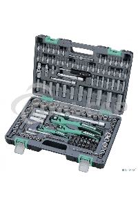 Набор инструментов STELS 141141/4'' 3/8'' 1/2'' cr-v s2 усиленный кейс 151предм.