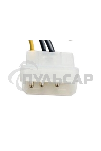 Переходник питания PCI-Express 6pin (от 2х разъемов Molex (IDE) блока питания), 15см ExeGate EX138937RUS