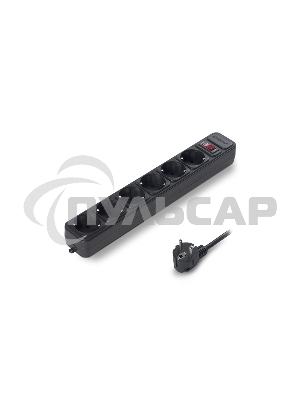 Сетевой фильтр ExeGate EX119391RUS SP-6-1.8B (6 розеток, 1.8м, евровилка, черный)