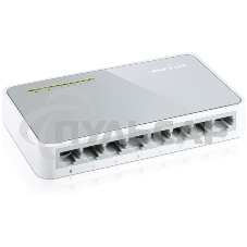 Коммутатор TP-Link SOHO TL-SF1008D Коммутатор 8-port 10/100M mini Desktop Switch, 8 10/100M RJ45 ports, Plastic case