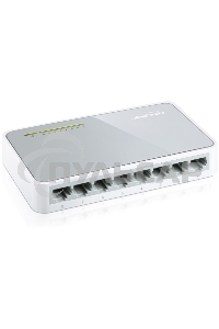 Коммутатор TP-Link SOHO TL-SF1008D Коммутатор 8-port 10/100M mini Desktop Switch, 8 10/100M RJ45 ports, Plastic case