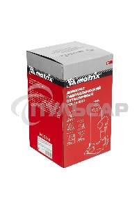 Домкрат гидравлический бутылочный Matrix, 4 т, h подъема 194–372 мм