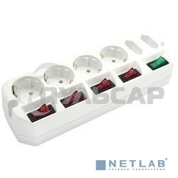 Сетевой удлинитель Most A16 5м (6 розеток) белый (пакет ПЭ)