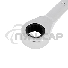 Ключ комбинированный трещоточный Rexant 9 мм, CrV, зеркальный хром