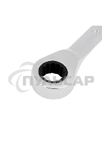 Ключ комбинированный трещоточный Rexant 9 мм, CrV, зеркальный хром