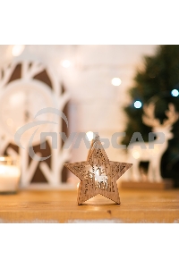 Деревянная фигурка Neon-night с подсветкой 